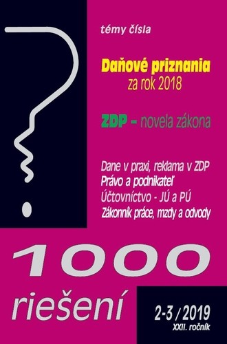 1000 riešení 2,3-2019 1000 riešení 2,3-2019