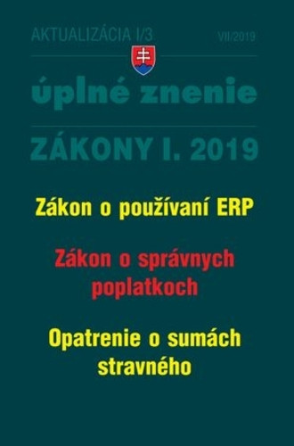 Aktualizácia I-3 2019 Aktualizácia I-3 2019