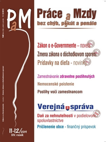 Práce a mzdy 11-12/2019