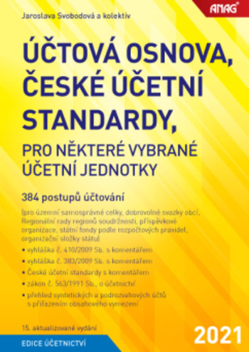 Účtová osnova, České účetní standardy pro některé vybrané účetní jednotky 2021 - 384 postupů účtování