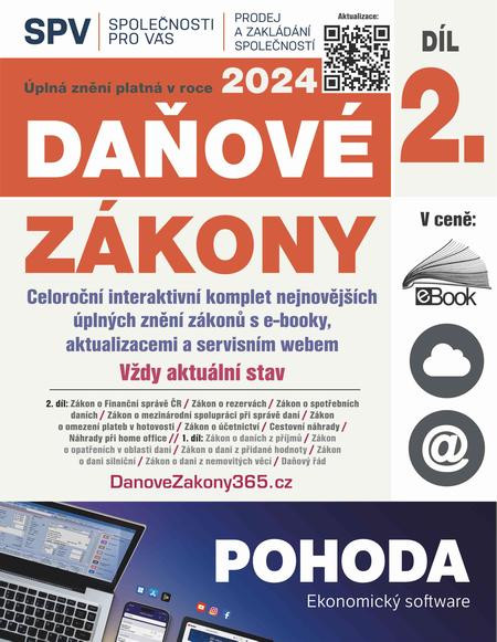 Daňové zákony 2024 XXL ProFi (Díl 2.) Daňové zákony 2024 XXL ProFi (Díl 2.)