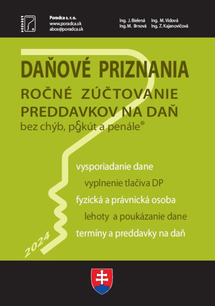 Daňové priznanie + vyplnené vzory a tlačivá Daňové priznanie + vyplnené vzory a tlačivá