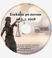 CD Exekúcie po novom od 1.1.2018