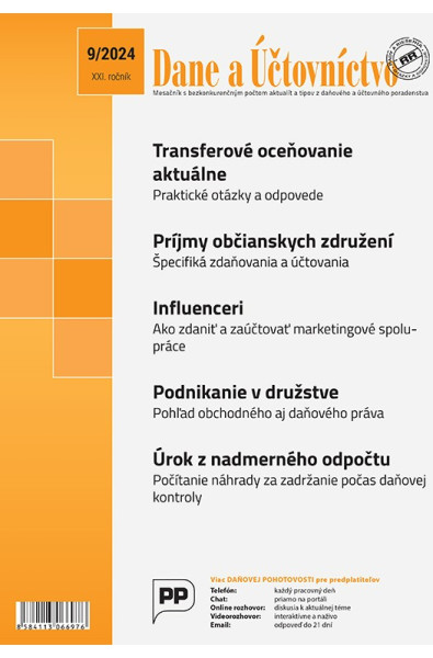 Dane a účtovníctvo 2-2024 Dane a účtovníctvo 2-2024