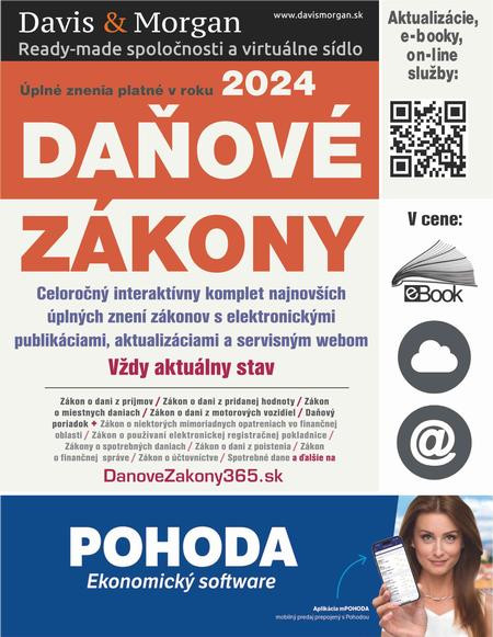 Daňové zákony 2024 SR XXL ProFi Daňové zákony 2024 SR XXL ProFi