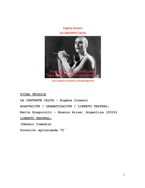Cantante calva Cantante calva