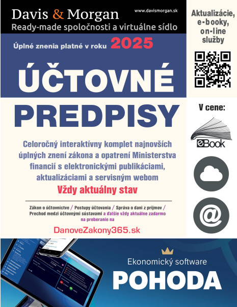 Účtovné predpisy 2025 Účtovné predpisy 2025