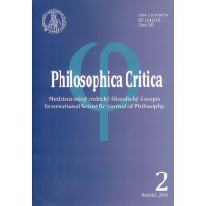 Philosophica Critica 2/2016 Philosophica Critica 2/2016