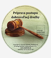 Príprava postupu dobrovoľnej dražby CD Príprava postupu dobrovoľnej dražby CD