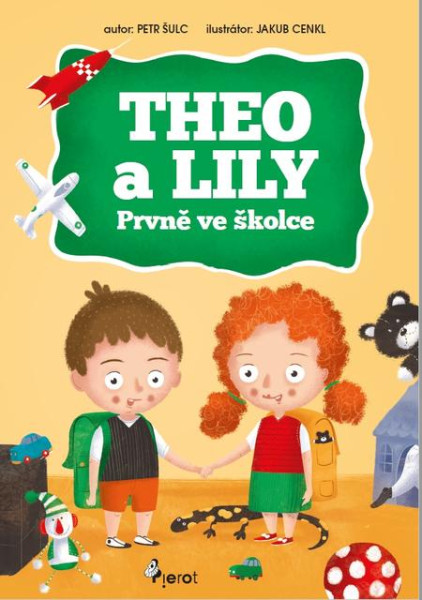 Theo a Lily prvně ve školce