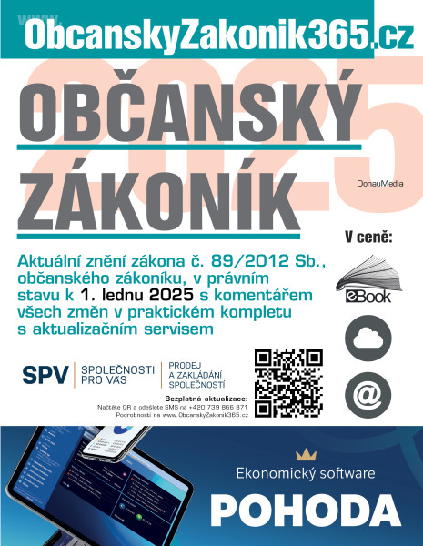 Občanský zákoník 2025 s úvodním komentářem změn Občanský zákoník 2025 s úvodním komentářem změn