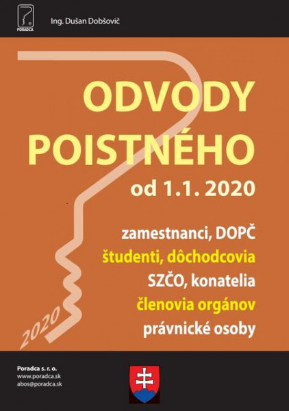 Odvody poistného (od 1.1.2020) Odvody poistného (od 1.1.2020)