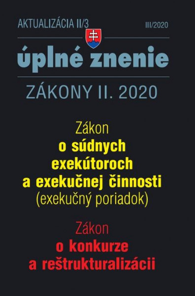 Aktualizácia II/4 2020 – Zákon o verejnom obstarávaní Aktualizácia II/4 2020 – Zákon o verejnom obstarávaní