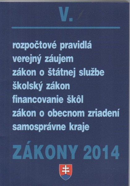 Zákony 2014 V Zákony 2014 V