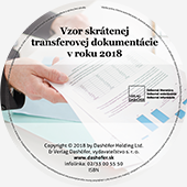 Vzor skrátenej transferovej dokumentácie v roku 2018