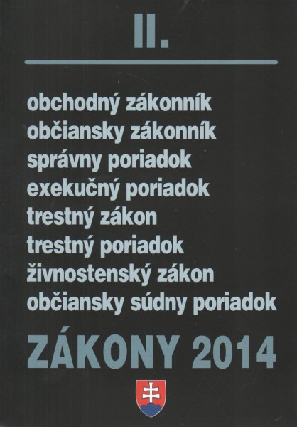 Zákony 2014 - II. Zákony 2014 - II.