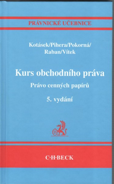 Kurs obchodního práva Kurs obchodního práva