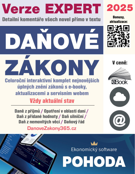 Daňové zákony 2025 Expert Daňové zákony 2025 Expert