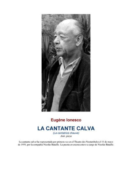 La cantante calva La cantante calva
