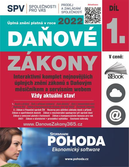 Daňové zákony 2022 XXL ProFi (Díl 1.) Daňové zákony 2022 XXL ProFi (Díl 1.)