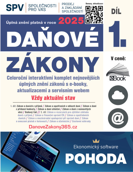 Daňové zákony 2025 (Díl 1.) Daňové zákony 2025 (Díl 1.)