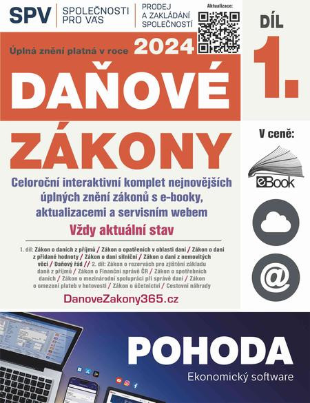 Daňové zákony 2024 XXL ProFi (Díl 1.) Daňové zákony 2024 XXL ProFi (Díl 1.)