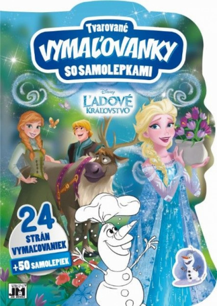 Tvarované vymaľovanky/ Ľadové kráľovstvo Tvarované vymaľovanky/ Ľadové kráľovstvo