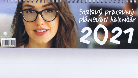 Stolový pracovný plánovací kalendár 2021