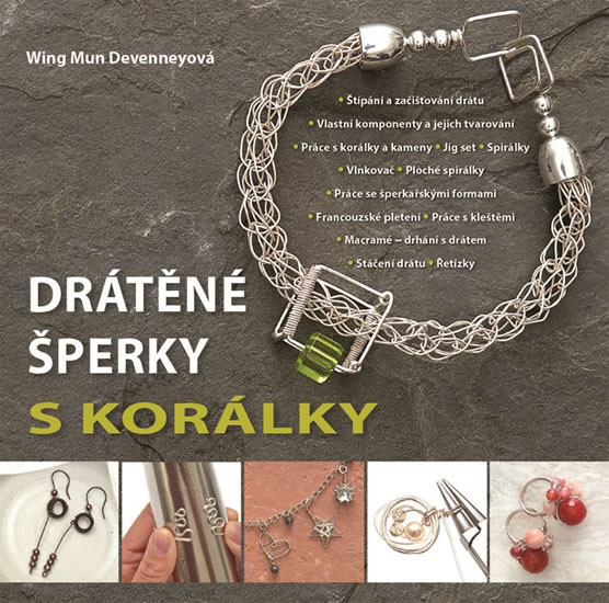 Drátěné šperky s korálky Drátěné šperky s korálky