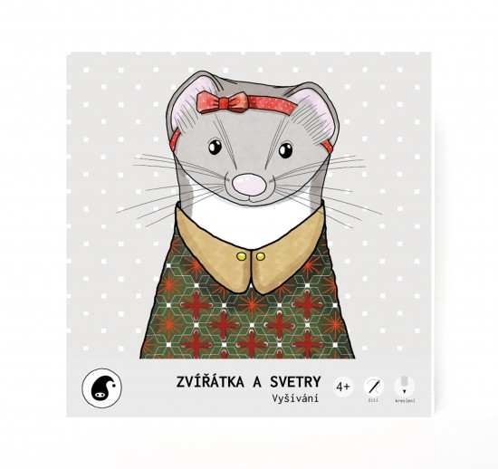 Zvířatka a svetry - vyšívání Zvířatka a svetry - vyšívání