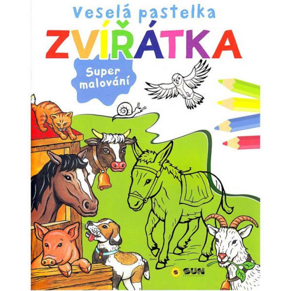 Veselá pastelka Zvířátka Veselá pastelka Zvířátka