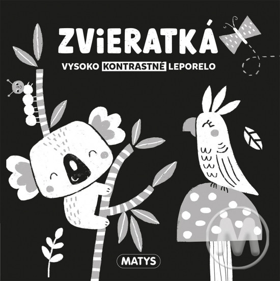 Kontrastné leporelo - Zvieratká Kontrastné leporelo - Zvieratká
