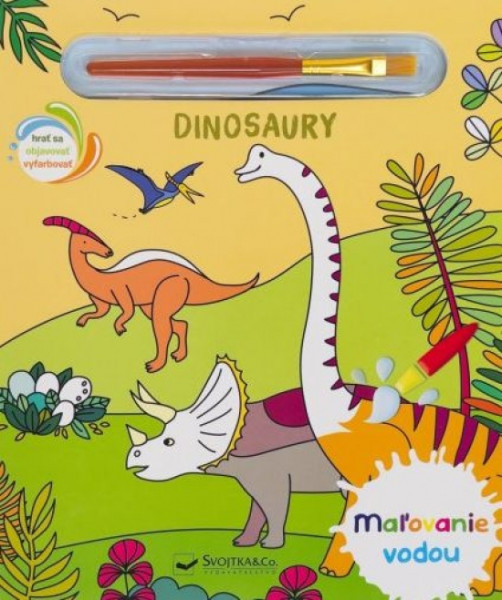 Maľovanie vodou - Dinosauri Maľovanie vodou - Dinosauri