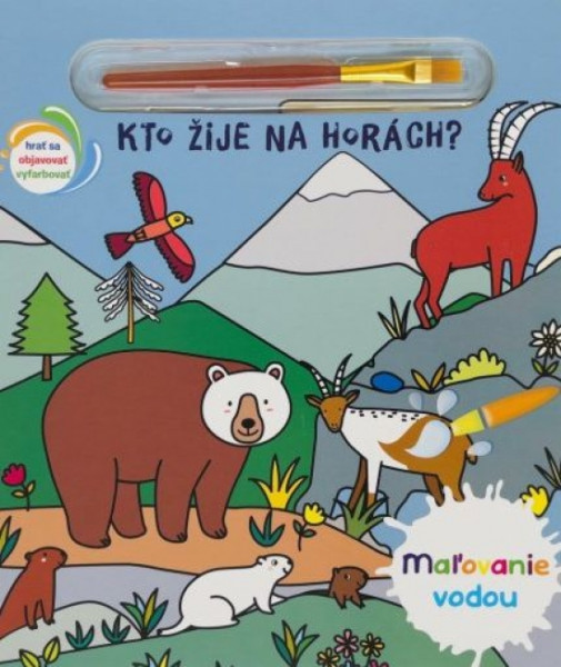 Maľovanie vodou - Kto žije na horách? Maľovanie vodou - Kto žije na horách?