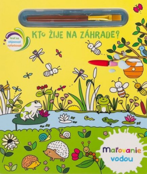 Maľovanie vodou - Kto žije na záhrade? Maľovanie vodou - Kto žije na záhrade?