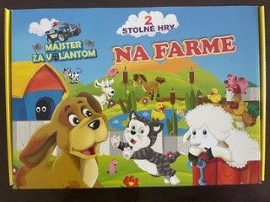 Na farme / Majster za volantom - 2 stolné hry Na farme / Majster za volantom - 2 stolné hry