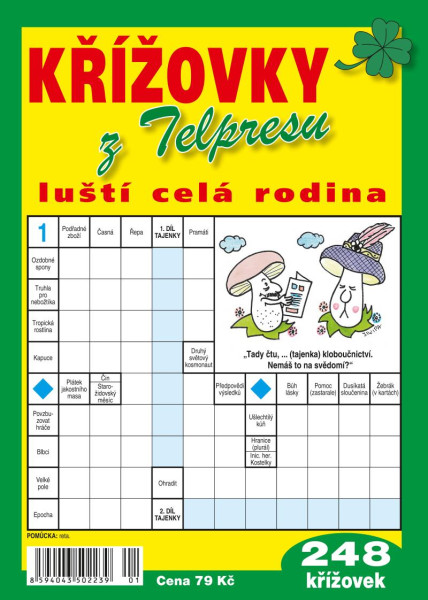 Křížovky z Telpresu luští celá rodina - 248 křížovek 2/2023 Křížovky z Telpresu luští celá rodina - 248 křížovek 2/2023