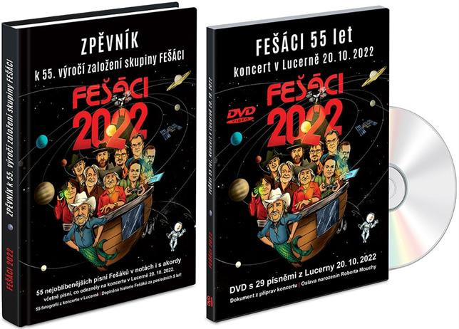 Fešáci 55 let - Zpěvník + DVD Fešáci 55 let - Zpěvník + DVD