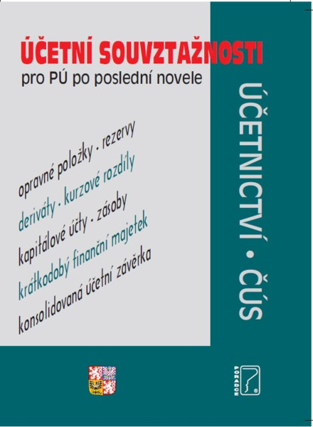 Účetní souvztažnosti pro PÚ 2022 Účetní souvztažnosti pro PÚ 2022