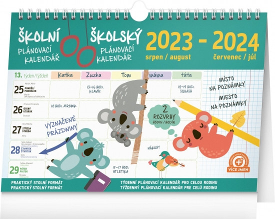 K - Školský plánovací kalendár 2024 K - Školský plánovací kalendár 2024