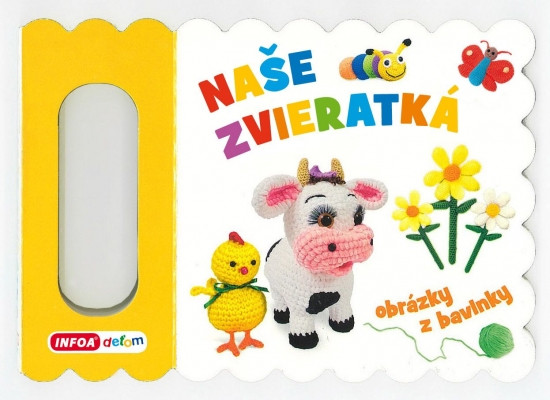 Naše zvieratká - obrázky z bavlnky Naše zvieratká - obrázky z bavlnky