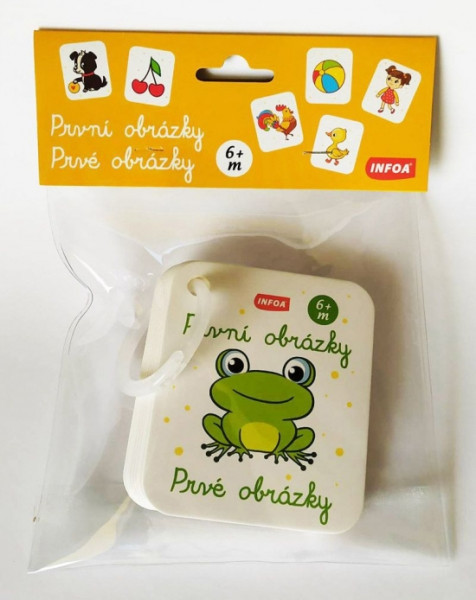 Prvé obrázky (6+ mesiacov) - kartičky s krúžkom Prvé obrázky (6+ mesiacov) - kartičky s krúžkom