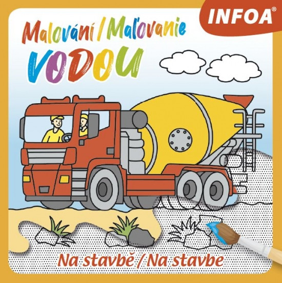 Na stavbě - malování vodou