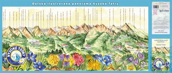 Detská ilustrovaná panoráma Vysoké Tatry - hravá škola Detská ilustrovaná panoráma Vysoké Tatry - hravá škola