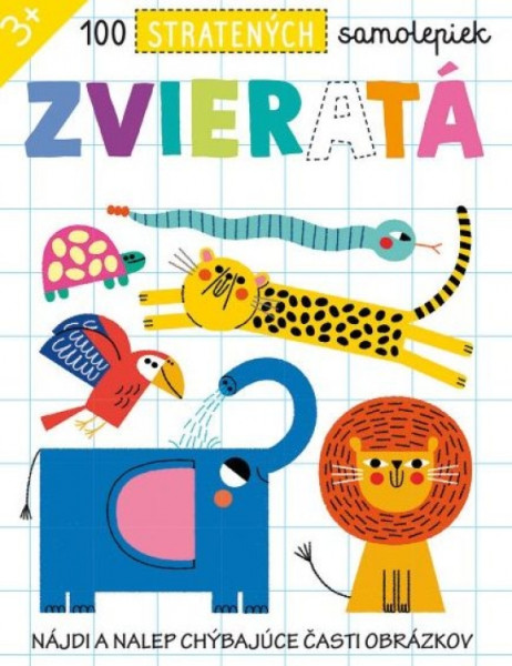 Zvieratá - 100 stratených samolepiek Zvieratá - 100 stratených samolepiek