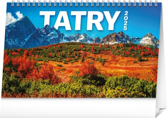 Stolový kalendár Tatry 2025, 23,1 × 14,5 cm Stolový kalendár Tatry 2025, 23,1 × 14,5 cm
