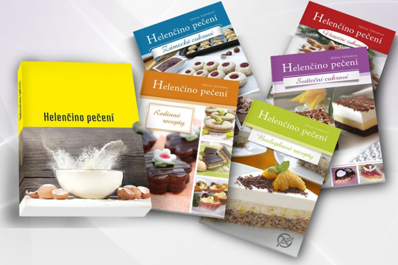 Helenčino pečení - Dárkový box 5 kuchaře Helenčino pečení - Dárkový box 5 kuchaře