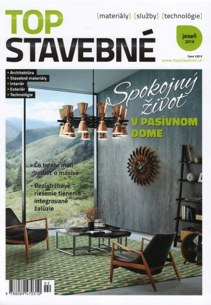 Top stavebné materiály, služby, technológie jeseň 2019 Top stavebné materiály, služby, technológie jeseň 2019