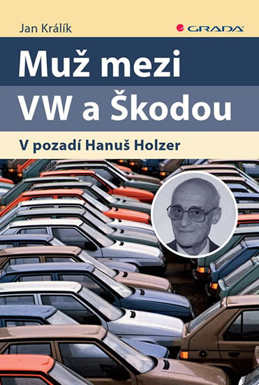 Muž mezi VW a Škodou - V pozadí Hanuš Ho