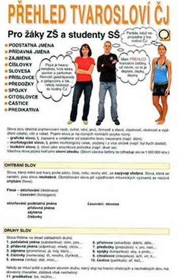 Přehled Tvarosloví ČJ - Pro žáky ZŠ a studenty SŠ Přehled Tvarosloví ČJ - Pro žáky ZŠ a studenty SŠ